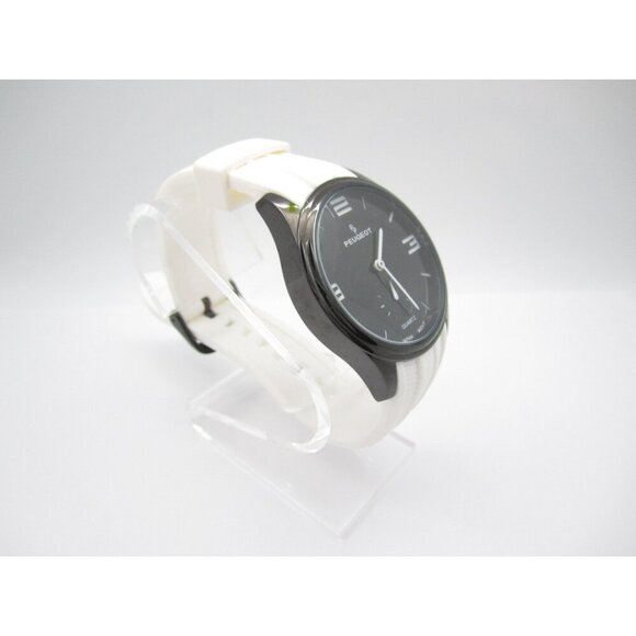 Men Peugeot Quartz 3ATM WR Analog 42mm Round Watch (I14) "New Battery" - Picture 5 of 10